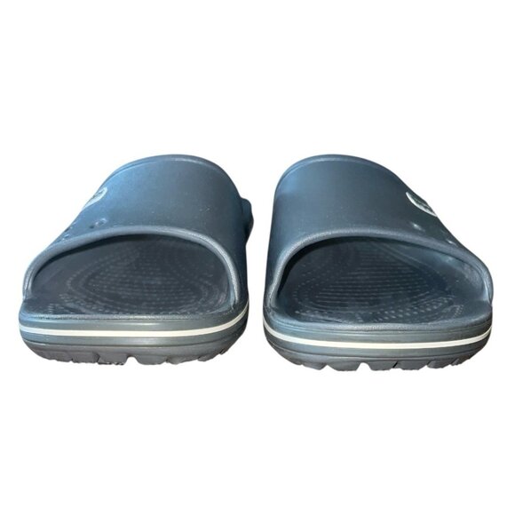 Crocs Unisex Adult Crocband 2 Slide Sandals, Grey Slate Grey NWT M9/W11 - Picture 5 of 9